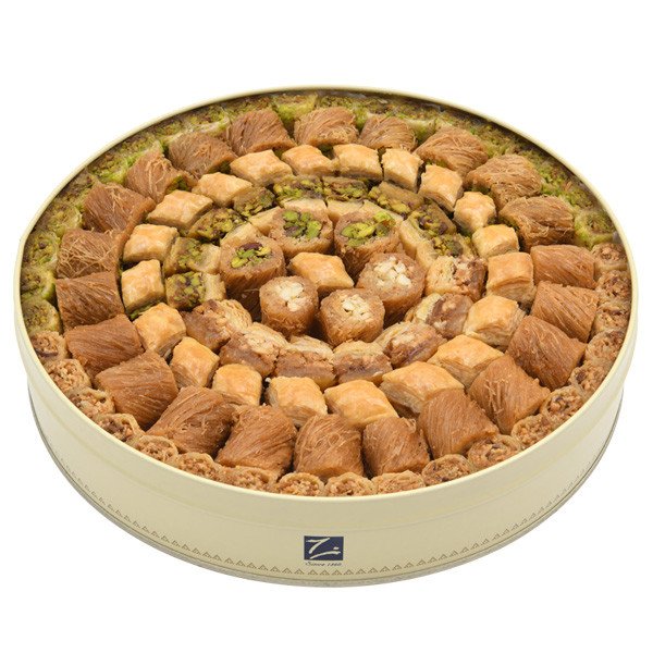 Premium baklava assortment with exotic pine & A-grade pistachio fillings – Zalatimo Brothers' handmade pastries